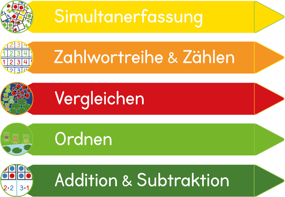 Die fünf Lernpfade
